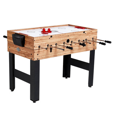 Lancaster 3 in 1 Pool Billiard Slide Hockey Foosball Combo Arcade Table (2 Pack)