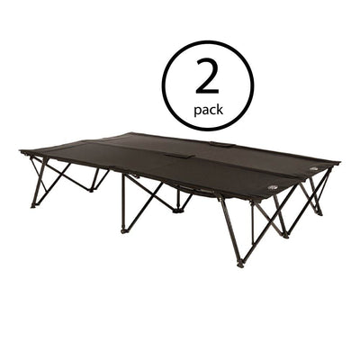Kamp-Rite 2 Person Compact Indoor and Outdoor Double Kwik Sleeping Cot (2 Pack) - VMInnovations