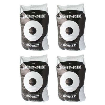 BioBizz BBLM50L Light-Mix 50L Organic Farm Plant Growing Substrate Bag (4 Pack)