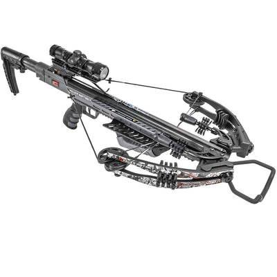 Killer Instinct Gray Burner 415 Crossbow with Scope and Accessories