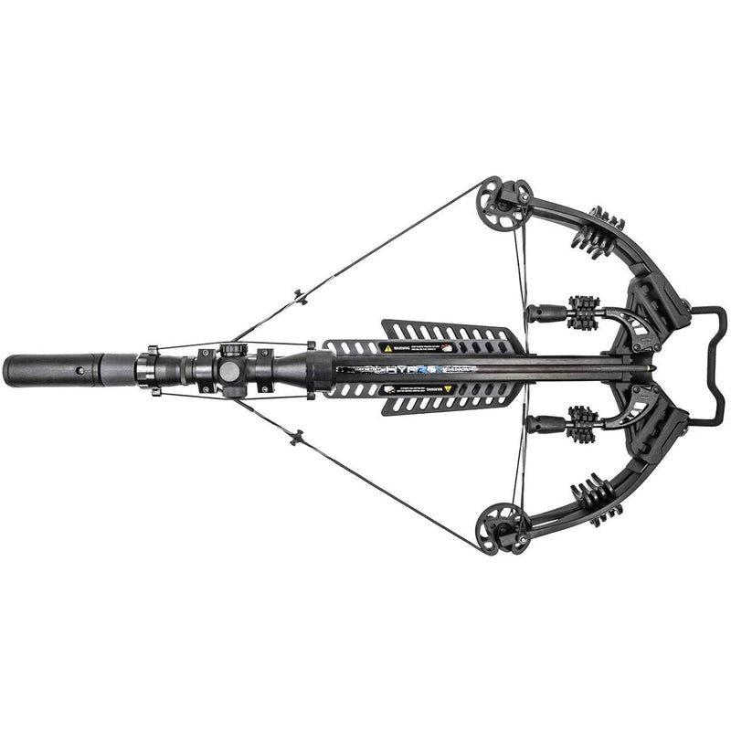 Killer Instinct Burner 415 Crossbow Bow Archery Pro with 3 Bolts, Gray (Damaged)