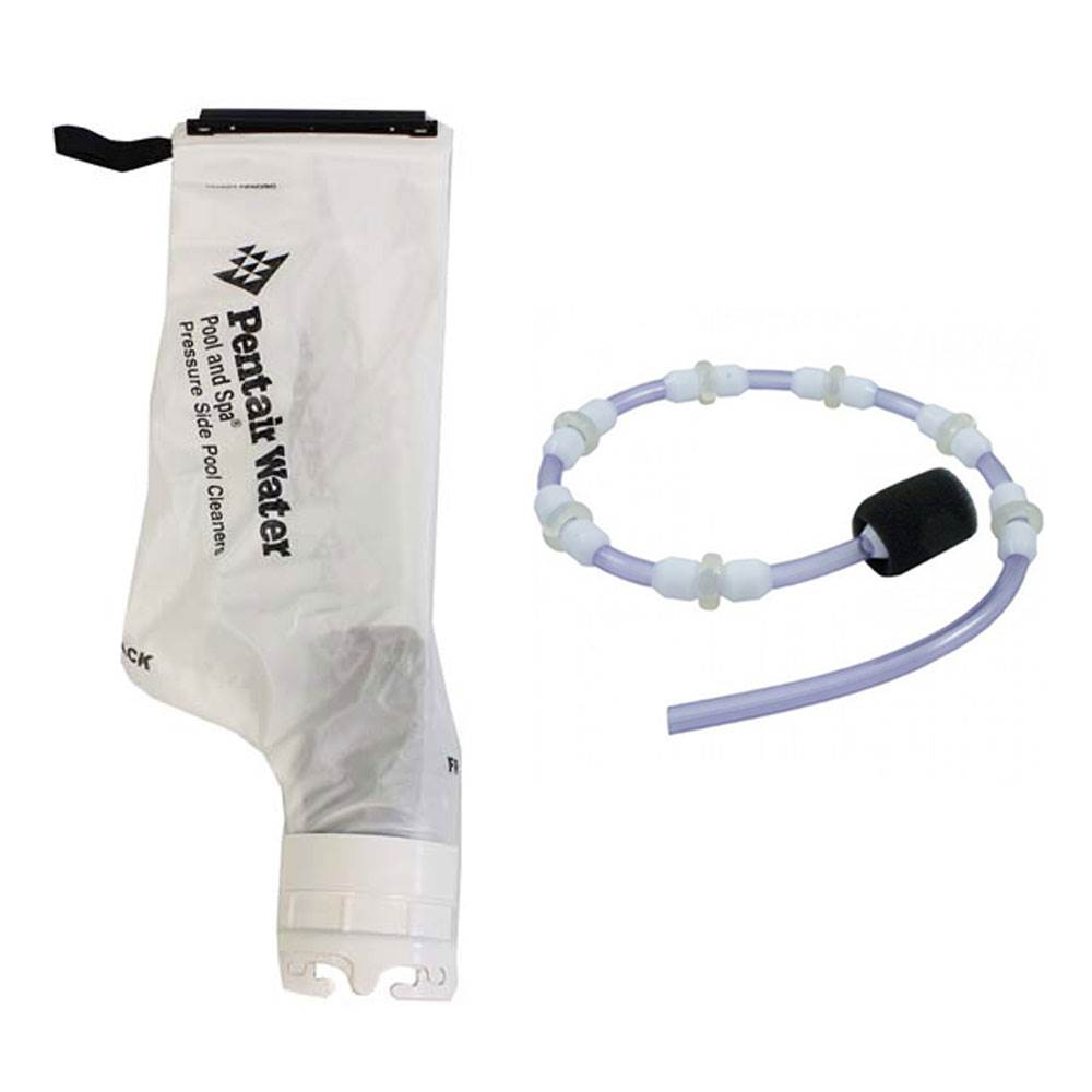 Pentair Letro Legend Snap Lock Pool Cleaner Debris Replacement Bag + Sweep Hose