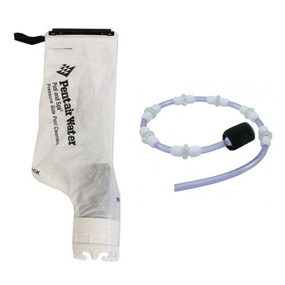 Pentair Letro Legend Snap Lock Pool Cleaner Debris Replacement Bag + Sweep Hose