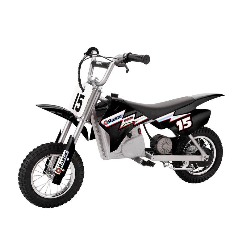 Razor Dirt Rocket Kid Electric Motorcycle Dirt Bike, 1 Black MX400 & 1Red MX350