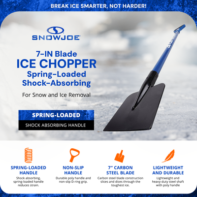 Snow Joe 7" Impact Reducing Steel Ice Chopper w/ Shock Absorbing Handle (Used) - VMInnovations