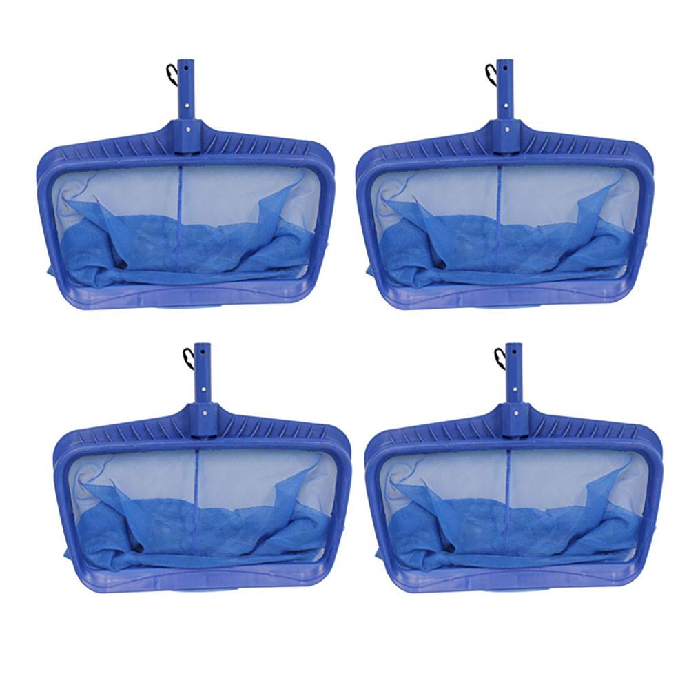 Swimline Hydro Tools Professional Heavy Duty Bag Leaf Rake Pool Net (4 Pack) - VMInnovations