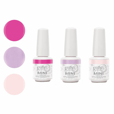 Gelish Mini 6 Royal Temptations 9 mL and 6 Fearless and Fun Kung Fu Flair 9 mL - VMInnovations
