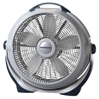 Lasko Wind Machine 3300 20 Inch 3 Speed Cooling Pivoting Head Floor Fan (2 Pack) - VMInnovations