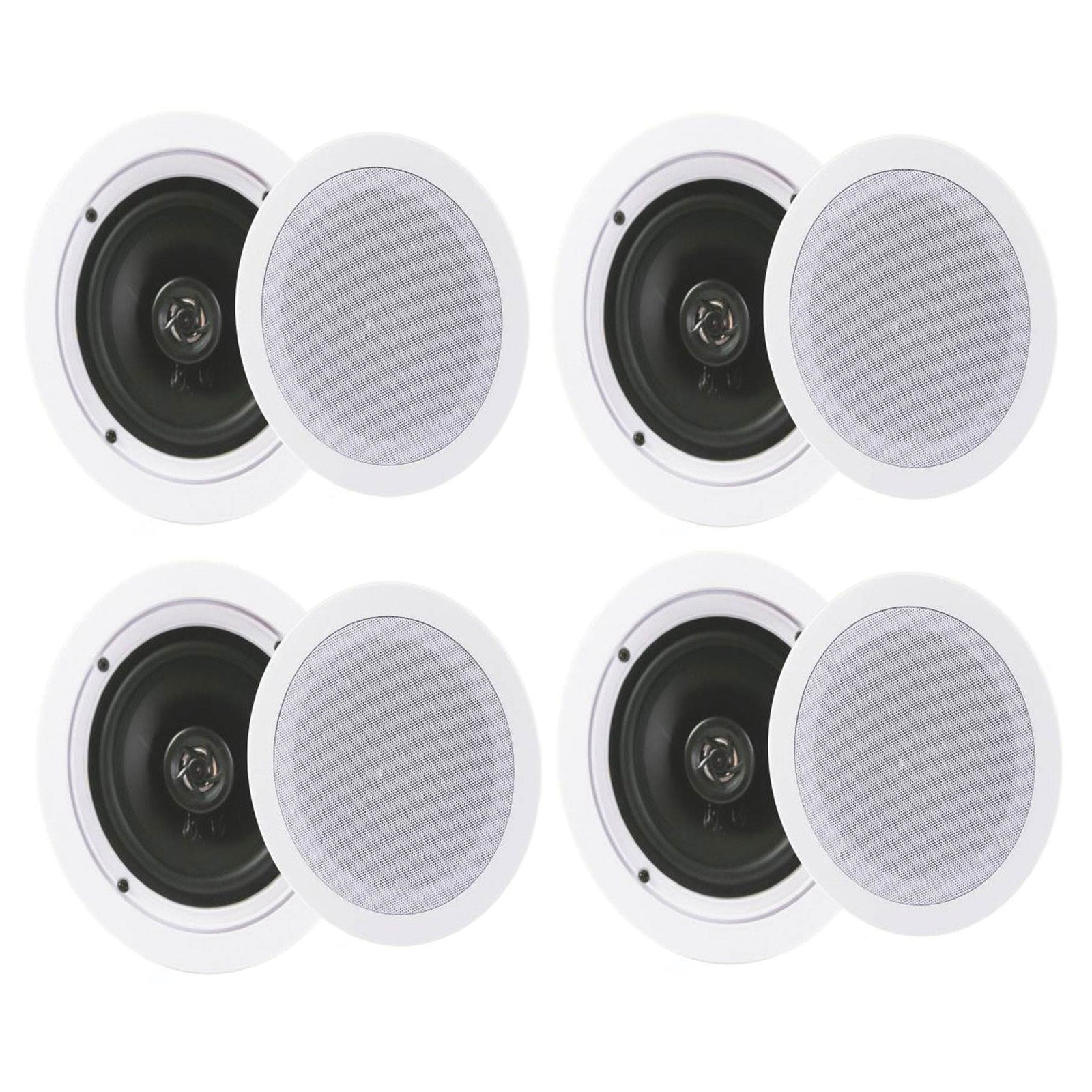 Pyle Audio 5.25 Inch 2 Way 150W Ceiling Wall Speakers, PDIC1651RD (2 Pairs) - VMInnovations