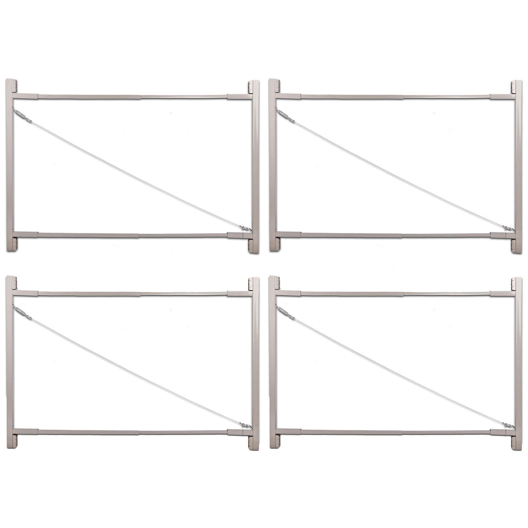 Adjust-A-Gate Steel Frame Gate Kit, 36"-72" Wide Opening To 6' High (4 Pack)