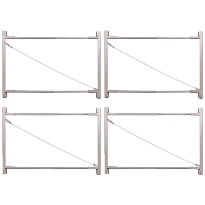 Adjust-A-Gate Steel Frame Gate Kit, 36"-72" Wide Opening To 6' High (4 Pack)