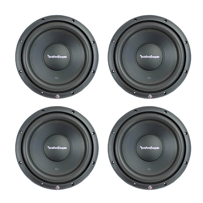 Rockford Fosgate Prime 10" 400 Watt 4 Ohm SVC Car Audio Subwoofer Sub (4 Pack)
