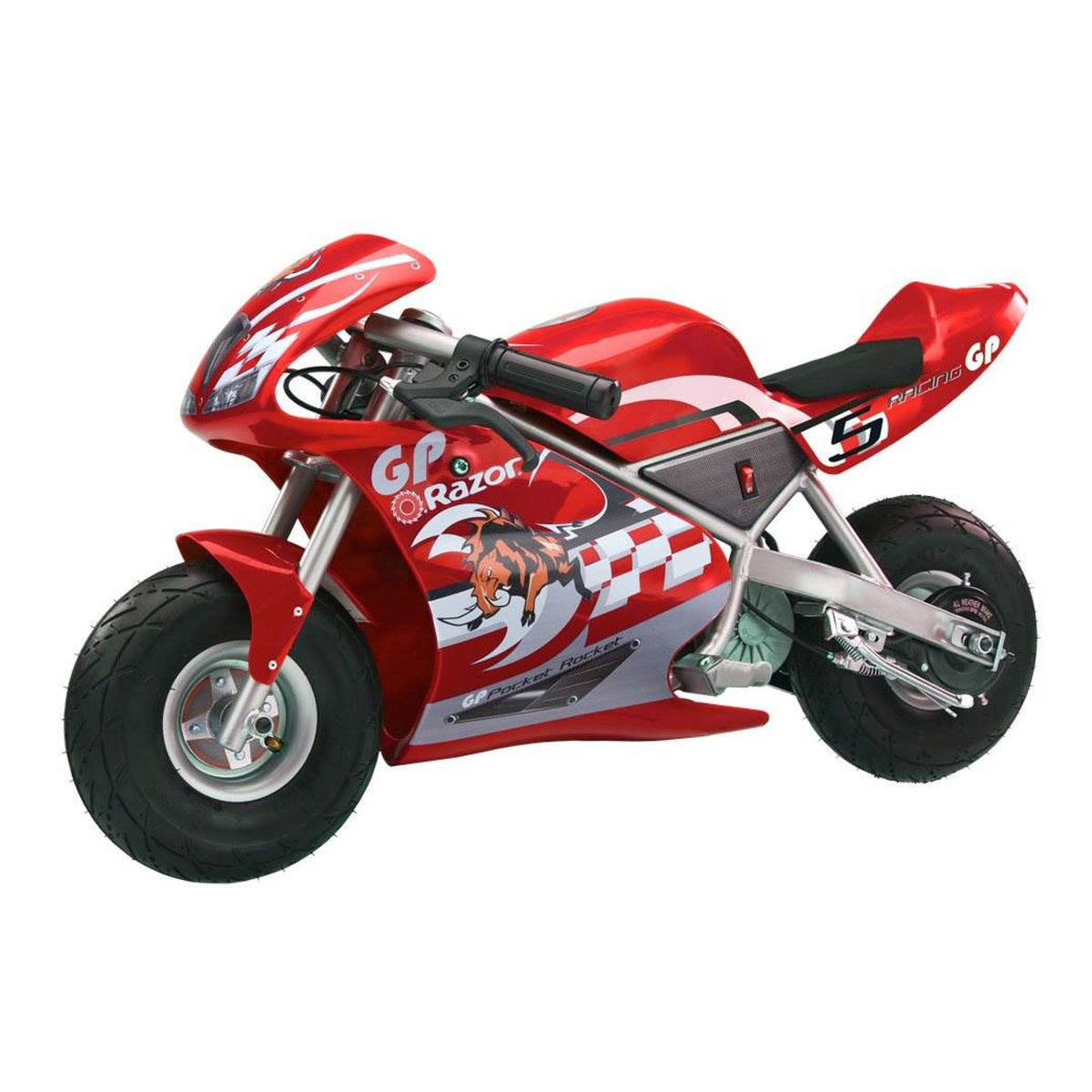 Razor Pocket Rocket Kids Mini Bike Ride On Electric Motorcycle, Red (2 Pack)