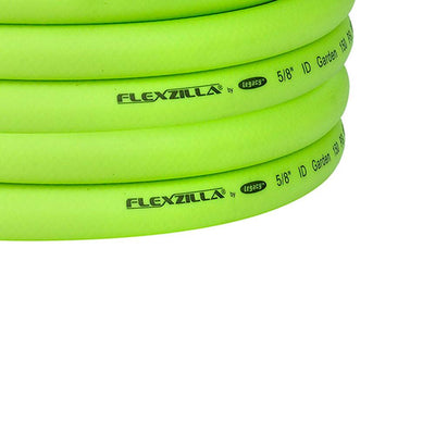 Flexzilla Lightweight Garden Water Hose, 5/8" x 75', 3/4"-11.5 Fitting (2 Pack)