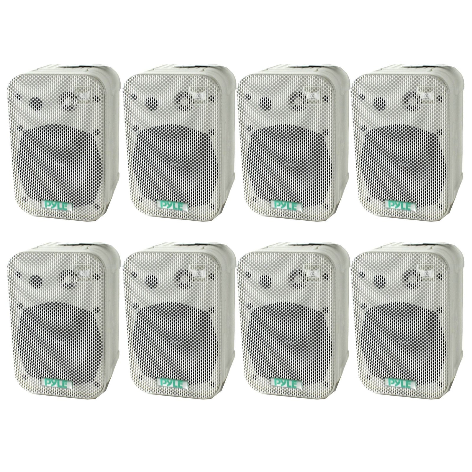 2 PYLE  5.25" 2-Way White In/Outdoor Waterproof Home Theater Speakers (8 Pack) - VMInnovations