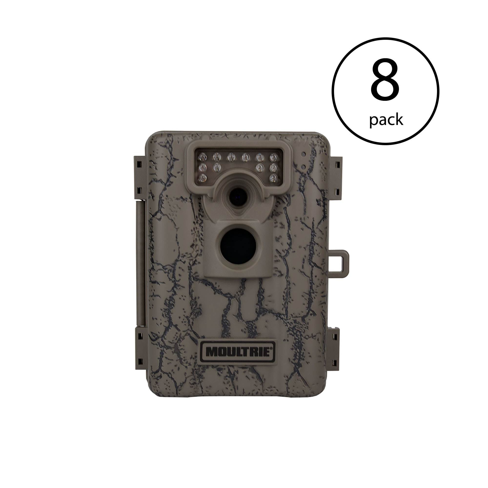 Moultrie A-5 5 MP Infrared Trail Game Camera (8 Pack) (Certified Refurbished)