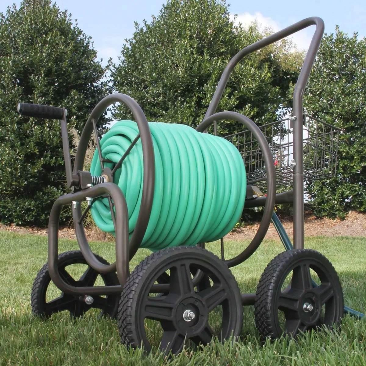 Liberty Garden Products 4 Wheel Residential Hose Reel Cart Up to 250' (2 Pack) - VMInnovations