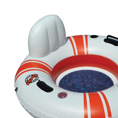 Swimline Super Chill Vinyl with Nylon Mesh Single Seat Tube Pool Float (2 Pack)