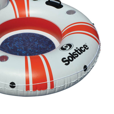 Swimline Super Chill Vinyl with Nylon Mesh Single Seat Tube Pool Float (2 Pack)