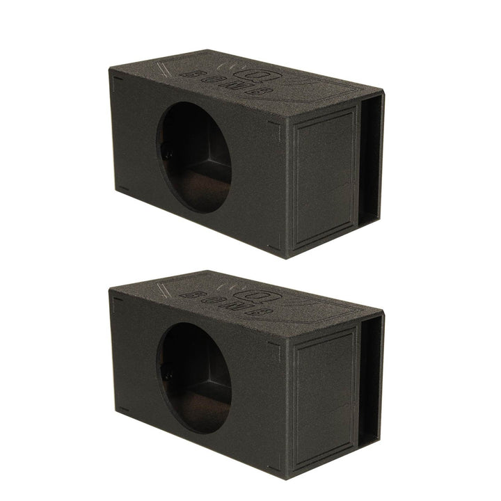 Q-POWER QBOMB15VL Single 15" Vented Ported Subwoofer Sub Box Enclosure (2 Pack)