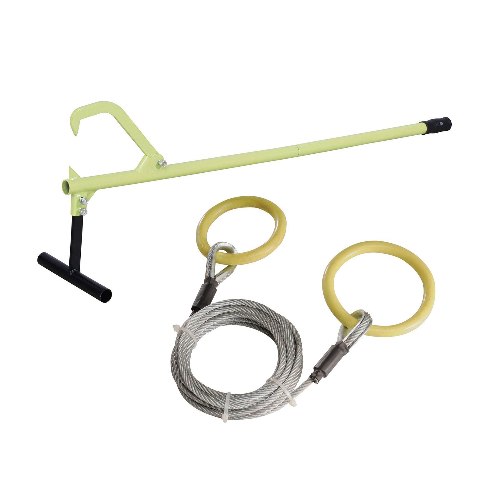 Timber Tuff Yard Lumber Log Cutting Timberjack Tool & Choker Cable w/ Tow Rings - VMInnovations