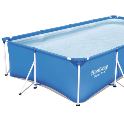 Bestway Steel Pro 13ft x 7ft x 32in Rectangular Frame Above Ground Pool (2 Pack)