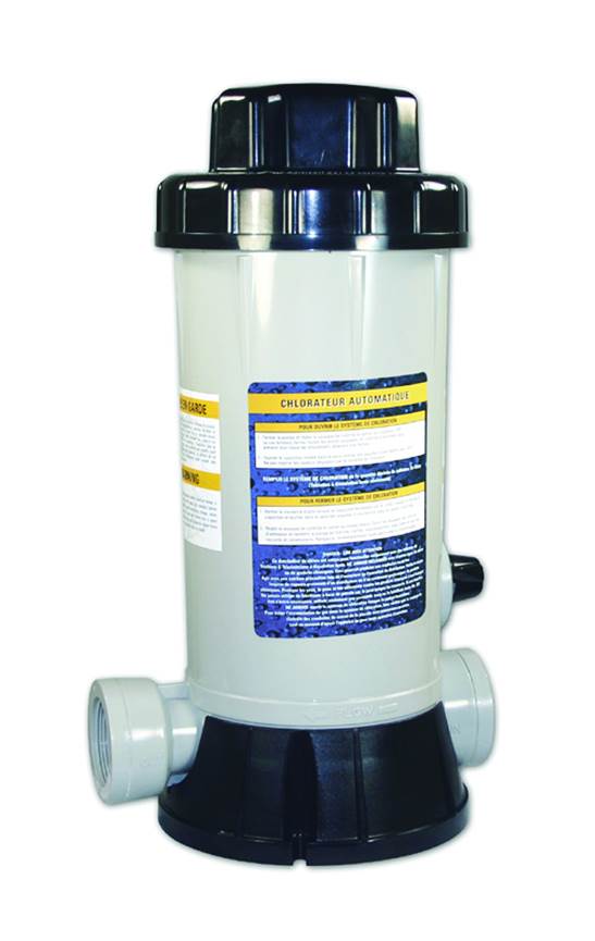 HydroTools In-Line Above Ground Swimming Pool Automatic Chlorine Feeder (2 Pack)
