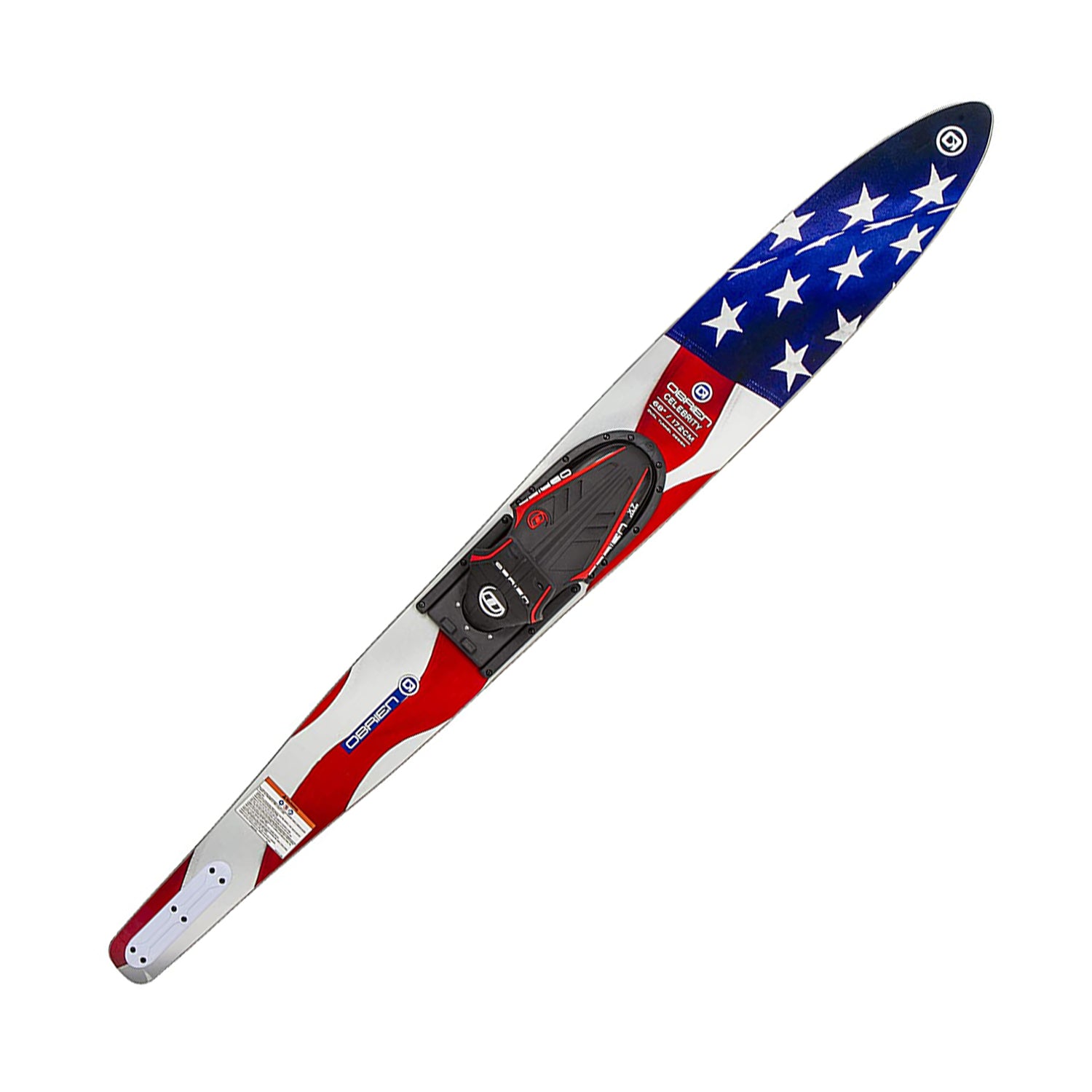 Celebrity Combo Adult Sport Waters Skis w/ Adjustable Straps, 68' In (Open Box)