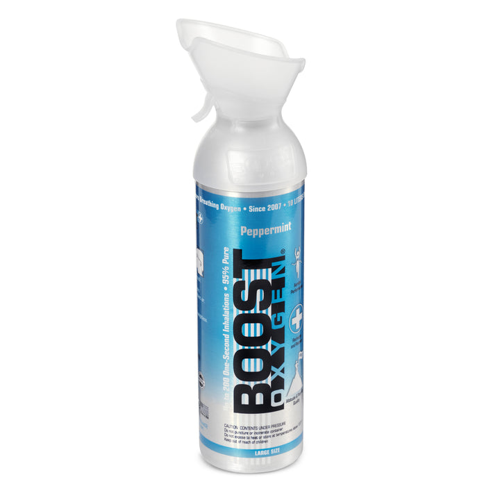 Boost Oxygen Natural Portable 10 Liter Pure Oxygen Variety Canister (8 Pack)