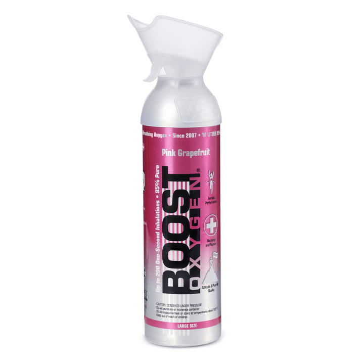 Boost Oxygen Natural Portable 10 Liter Pure Oxygen Variety Canister (16 Pack) - VMInnovations
