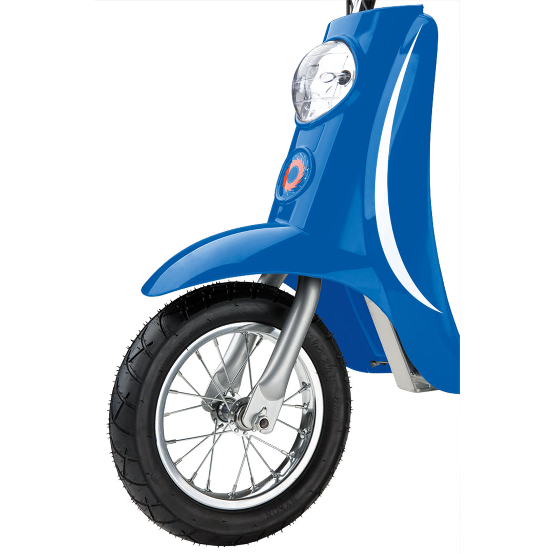 Razor Pocket Mod Euro 24V 250W Electric Motor Scooter (2-Pack), White & Blue