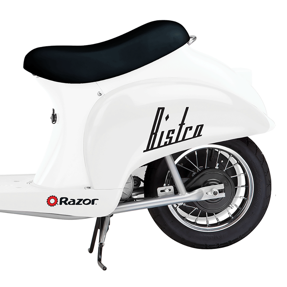 Razor Pocket Mod Euro 24V 250W Electric Motor Scooter (2-Pack), White & Blue - VMInnovations