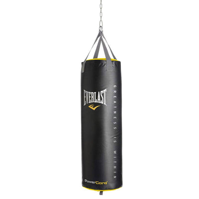 Everlast Dual Bag Stand, Powercore Nevatear 80 Pound Bag, and Pro Style Gloves
