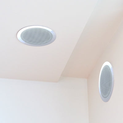 PYLE PRO 6.5'' 200W 2-Way Ceiling/Wall Speaker System White (1 Pair) (Open Box)