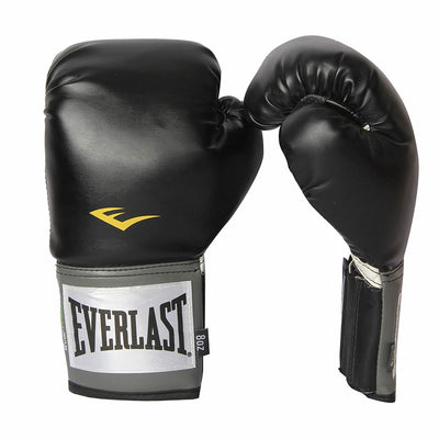 Everlast Pro Style Training Boxing Gloves Size 16 Ounces, Black (Open Box)