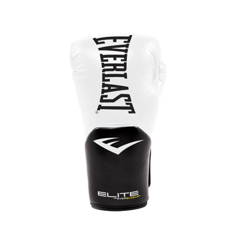 Everlast Powercore Freestanding Training Bag + Pro Elite Boxing Gloves, White - VMInnovations