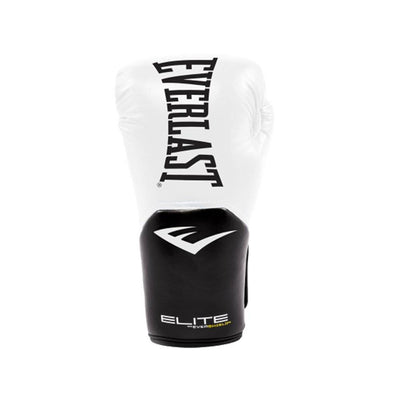 Everlast Powercore Freestanding Training Bag + Pro Elite Boxing Gloves, White - VMInnovations