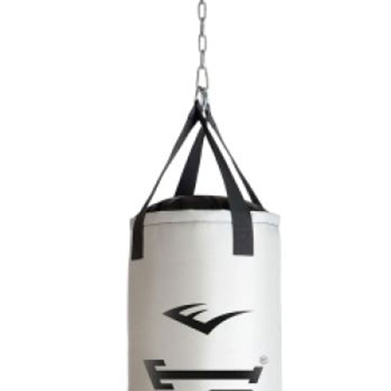 Everlast Fitness 60 Pound Heavy Boxing Punching Bag, Platinum (Damaged)