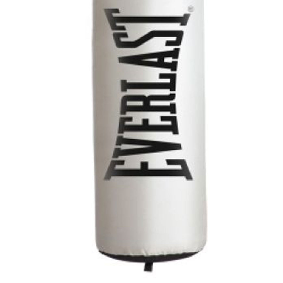 Everlast Nevatear Fitness Workout 60 lb Heavy Punching Bag, Platinum (Open Box)