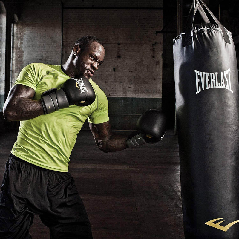 Everlast Nevatear Workout 70 Pound Heavy Boxing Punching Bag, Platinum (Used)