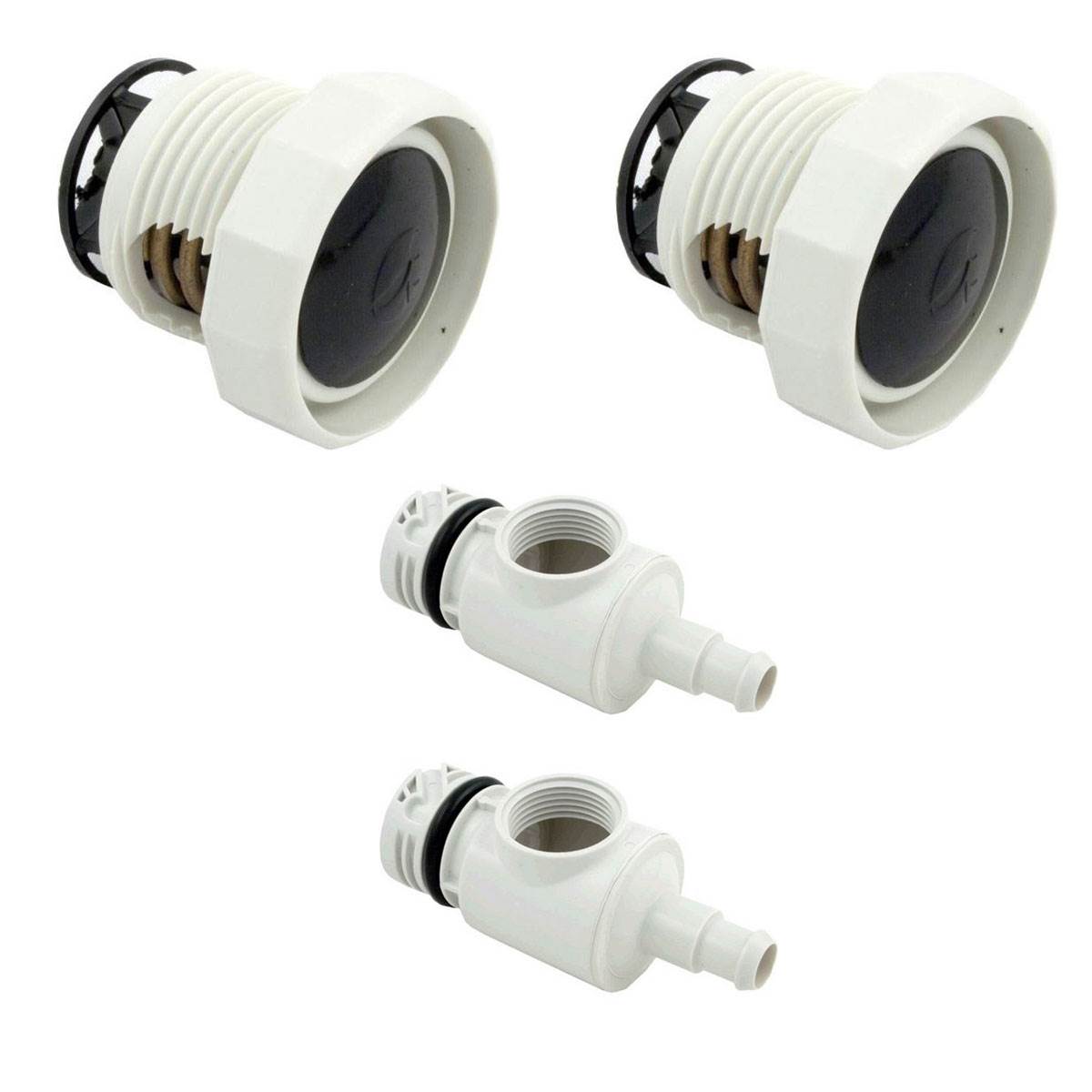 Polaris Pressure Relief Valve (2 Pack) + Universal Wall Disconnect (2 Pack) - VMInnovations