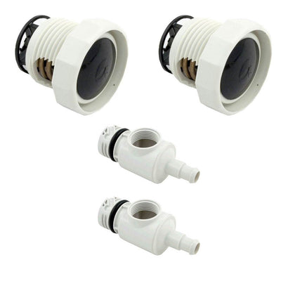 Polaris Pressure Relief Valve (2 Pack) + Universal Wall Disconnect (2 Pack)