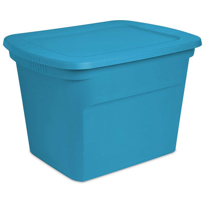 Sterilite 18 Gallon Storage Tote (16 Pack) with 30 Gallon Storage Tote (12 Pack)