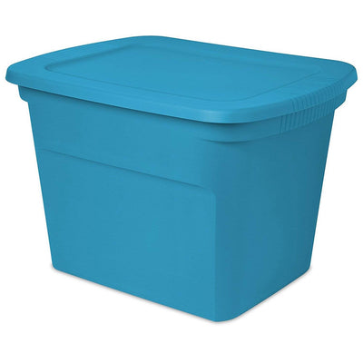 Sterilite 18 Gallon Storage Tote (16 Pack) with 30 Gallon Storage Tote (12 Pack)