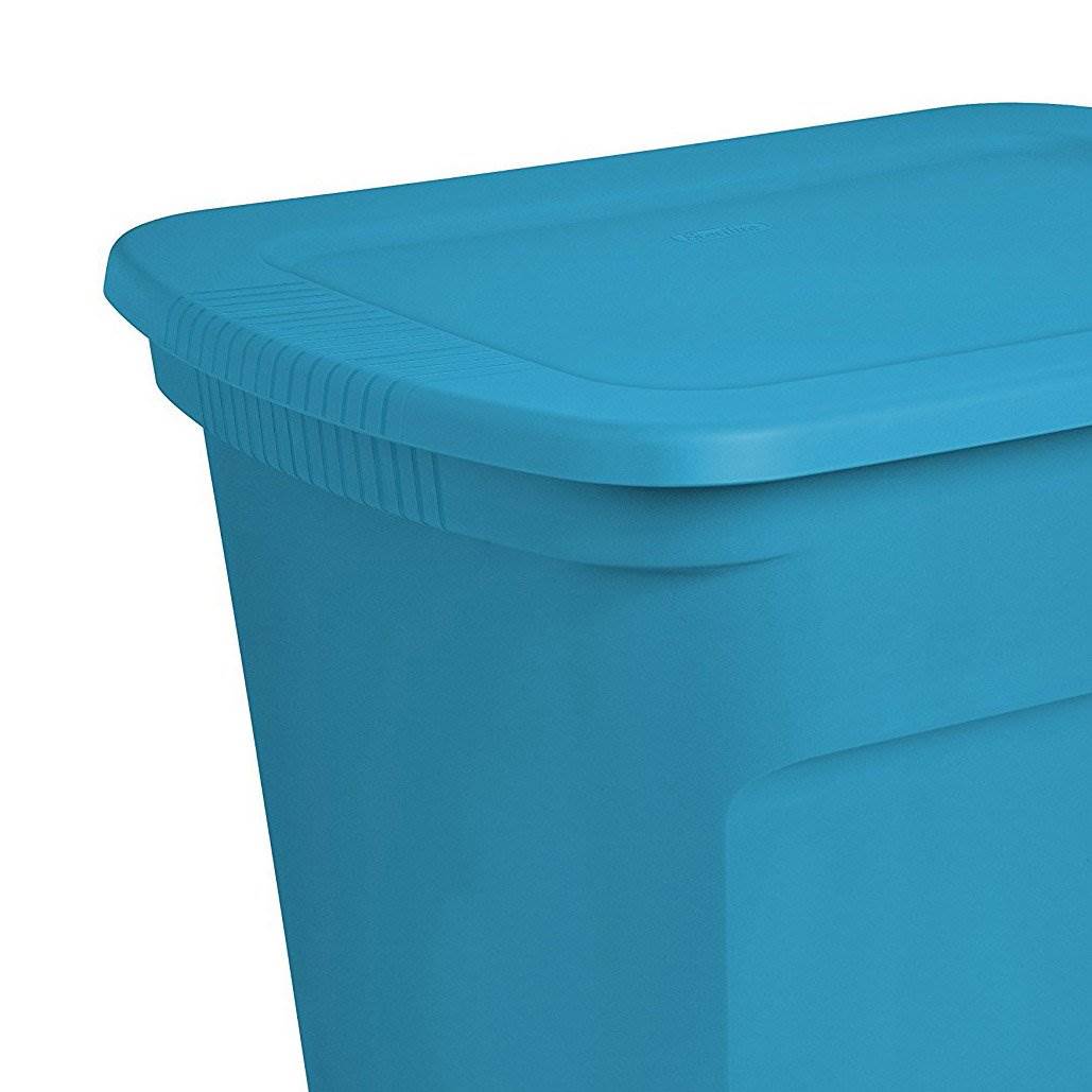 Sterilite 18 Gallon Storage Tote (16 Pack) with 30 Gallon Storage Tote (12 Pack)