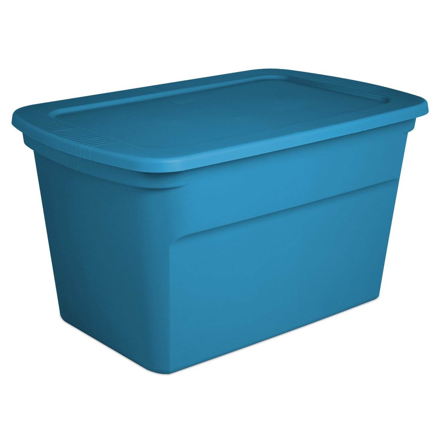 Sterilite 18 Gallon Storage Tote (16 Pack) with 30 Gallon Storage Tote (12 Pack)