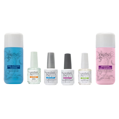 Gelish Nail Polish Dryer Cure LED Lamp Light and Full Basix Care Kit (2 Pack) - VMInnovations