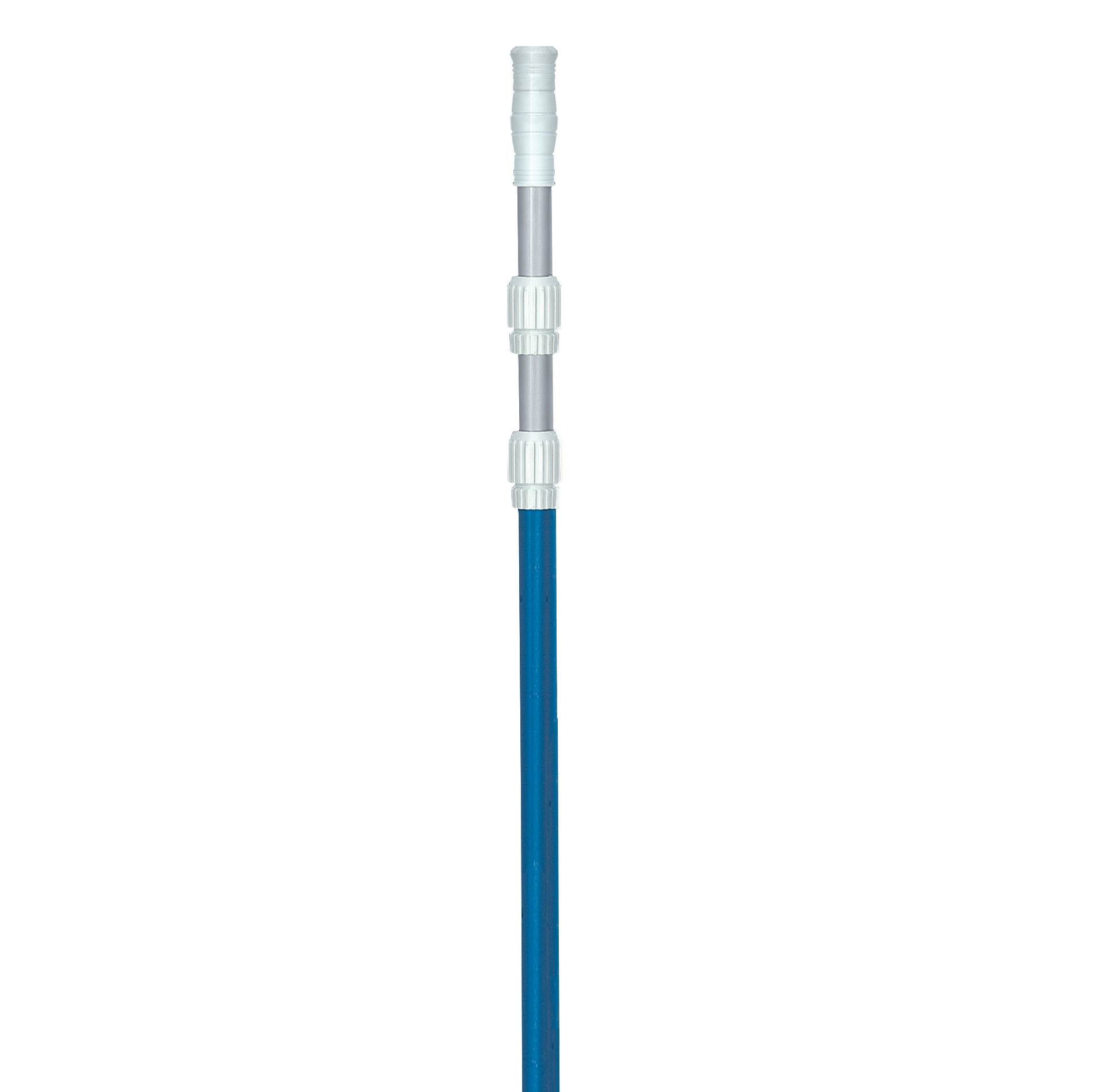 Swimline Universal 3 Piece Anodized Swimming Pool 5-15" Telescopic Pole (2 Pack)