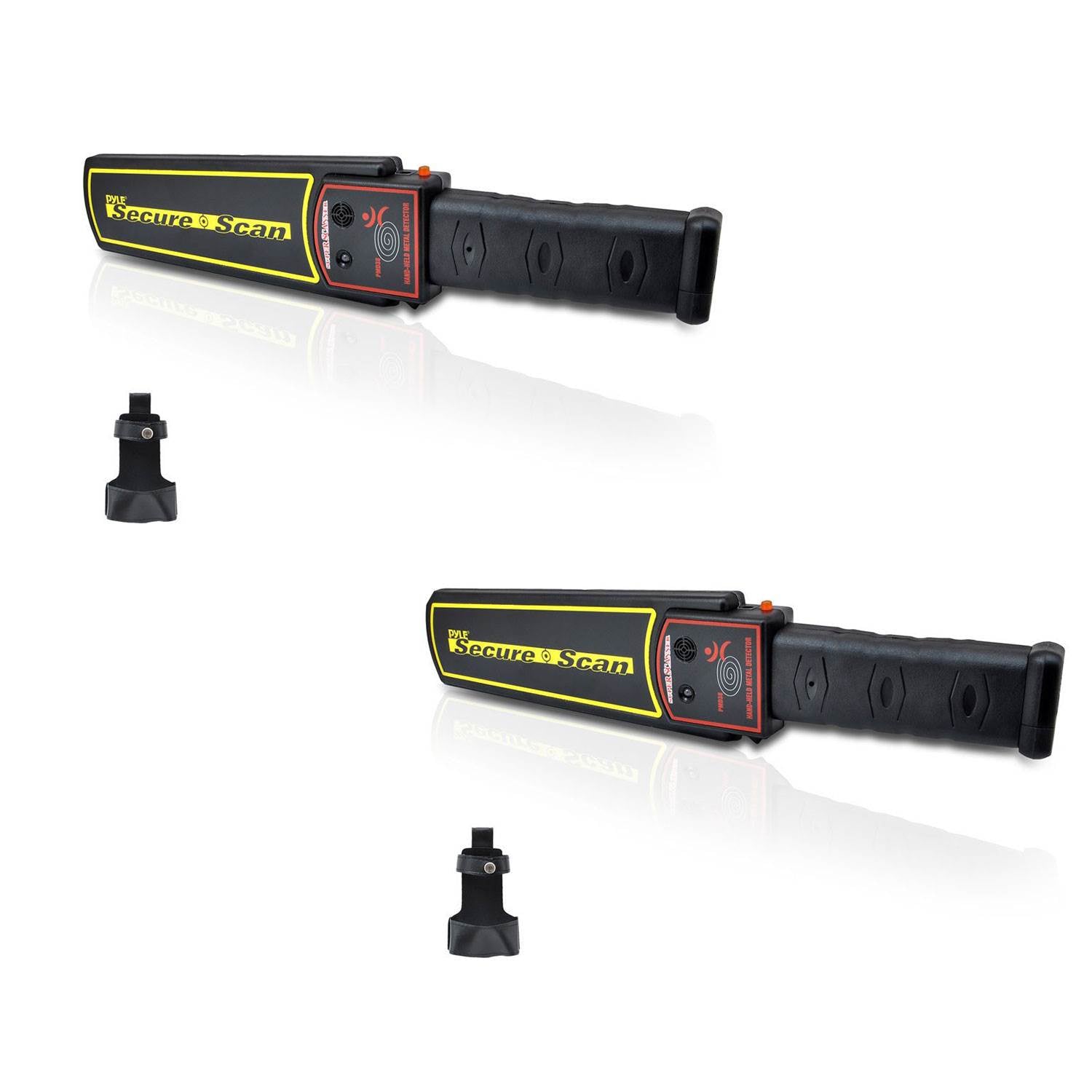 Pyle Secure Scan Handheld Metal Detector Wand Security Safety Scanner (2 Pack) - VMInnovations