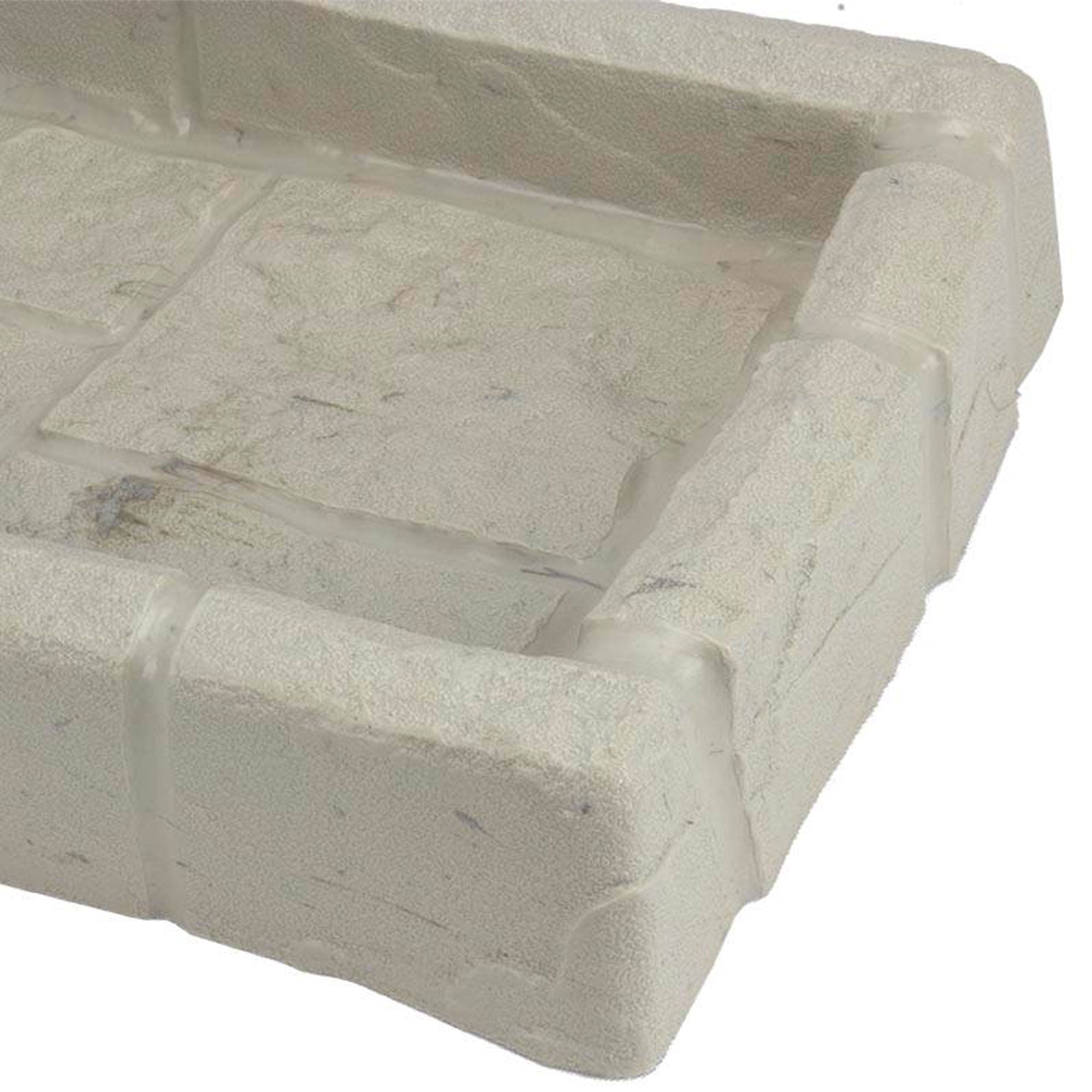Suncast SB24 Decorative Rain Gutter Downspout Splash Block, Tan  (2 Pack) - VMInnovations